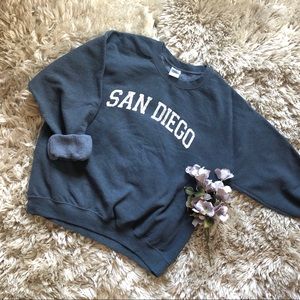 San Diego crew neck sweatshirt